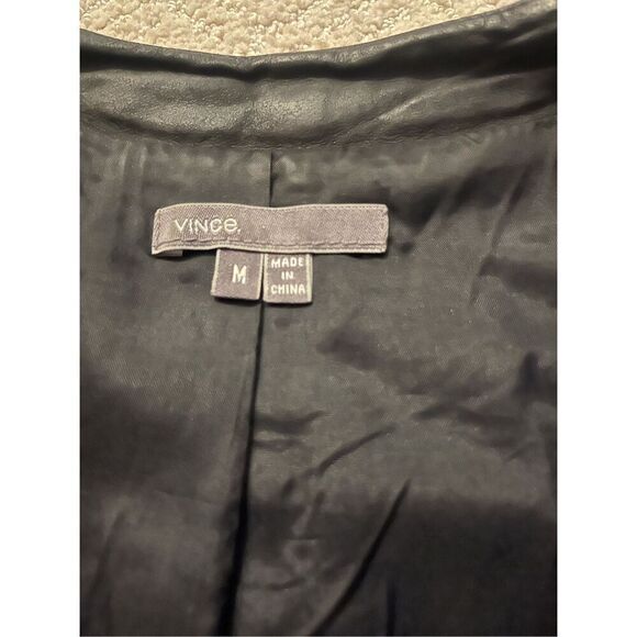 Vince ‘Paper’ Leather Jacket - Picture 10 of 14